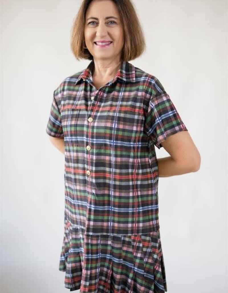 Smith & Quinn Aspen Dress Stockholm Plaid