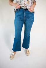 Hidden Happi Crop Flare Dark Blue