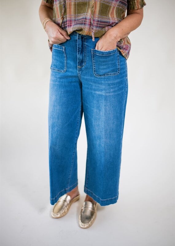Dear John Audrey Wide Leg Crop Nevis