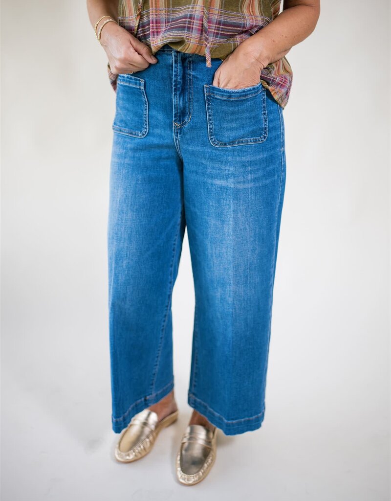 Dear John Audrey Wide Leg Crop Nevis