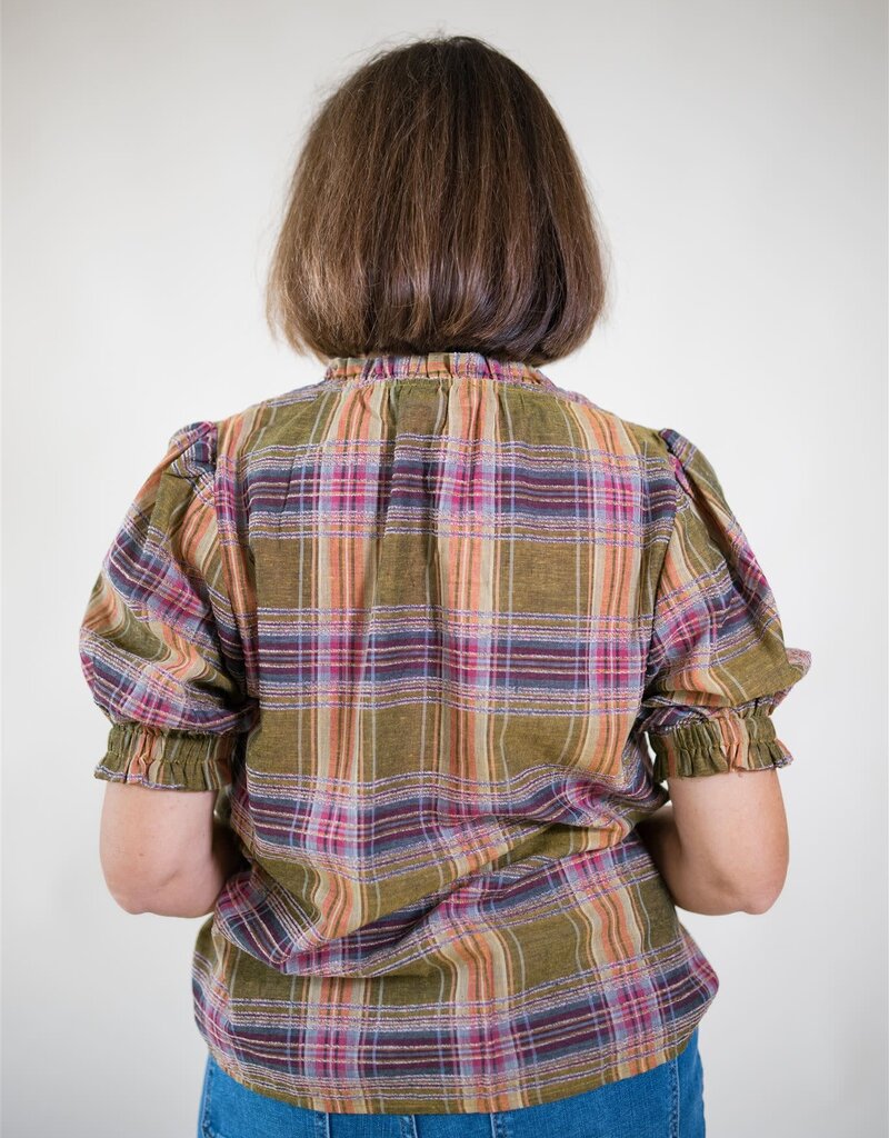 Fall Picnic Plaid Top