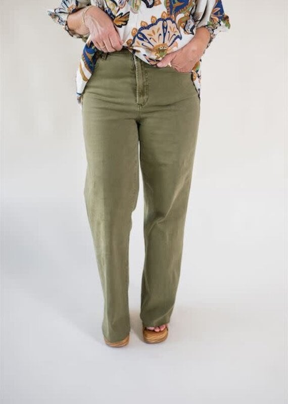 Dear John Fiona Wide Leg Olive Branch