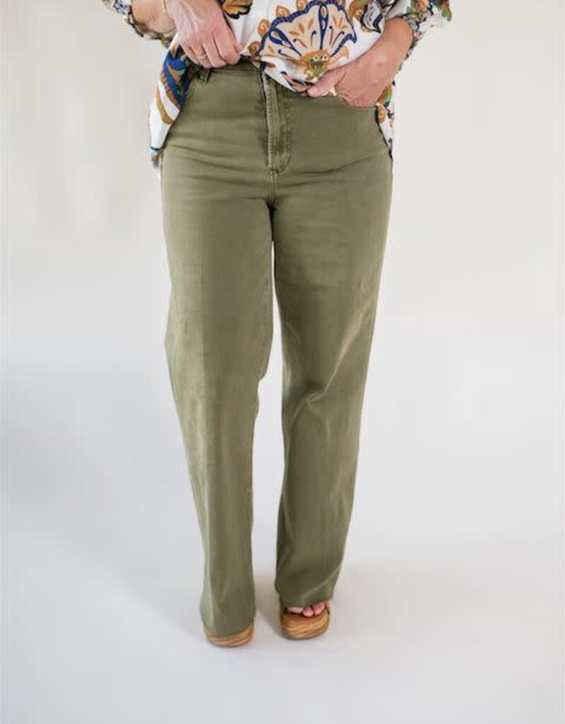 Dear John Fiona Wide Leg Olive Branch
