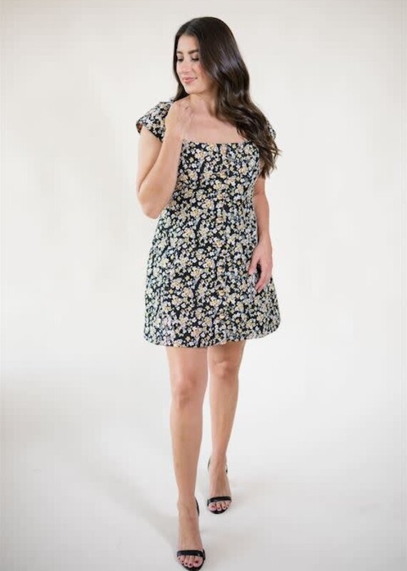 Amanda Uprichard Abella Dress Black Multi