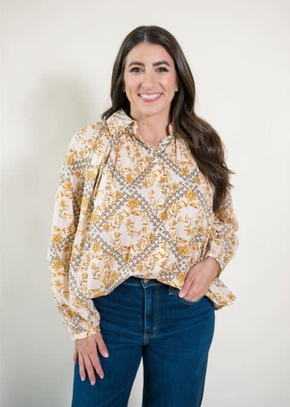 Constance Printed Blouse