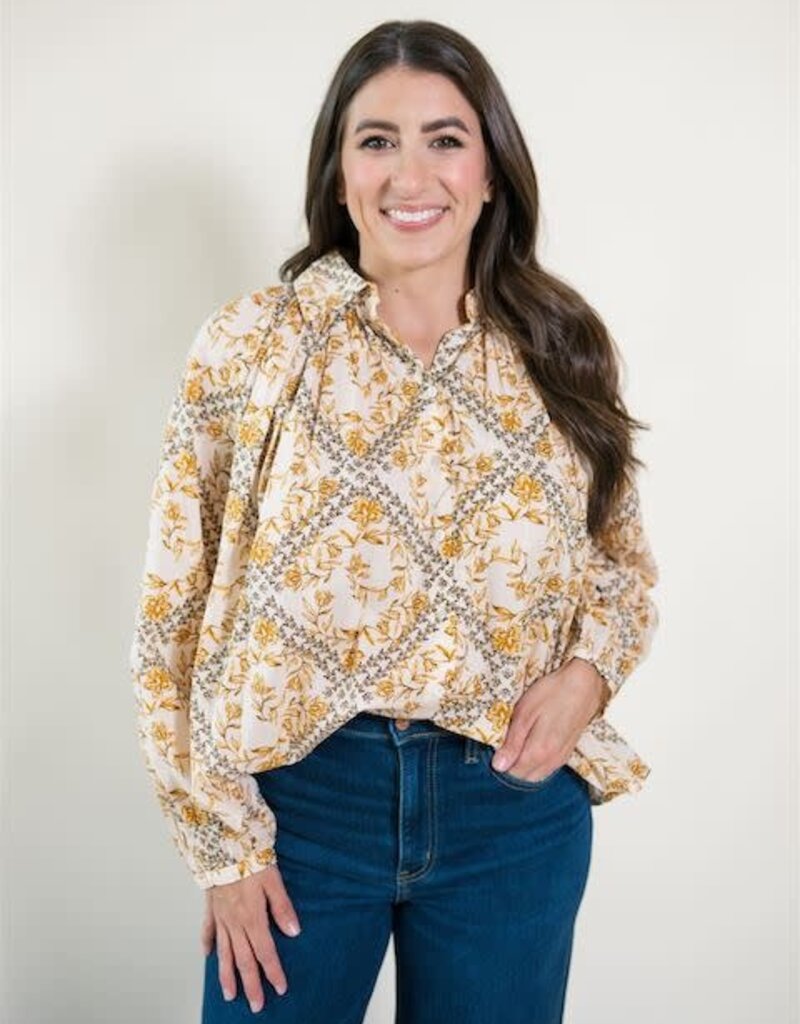 Constance Printed Blouse
