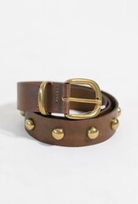 Free People Rhodes Stud Belt Cognac