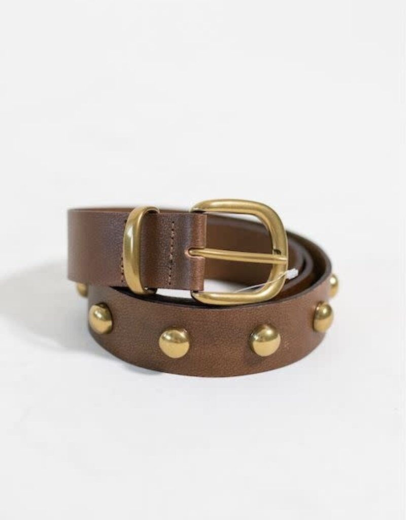 Free People Rhodes Stud Belt Cognac