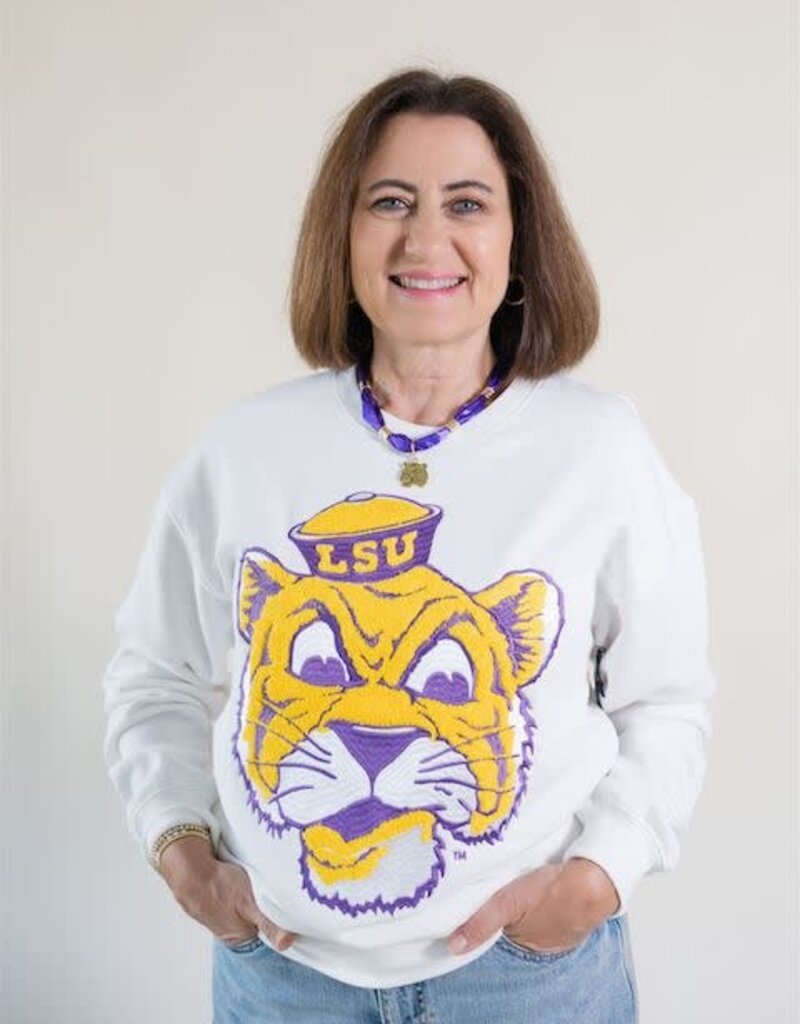 LSU Sailor Mike Crewneck Sweatshirt