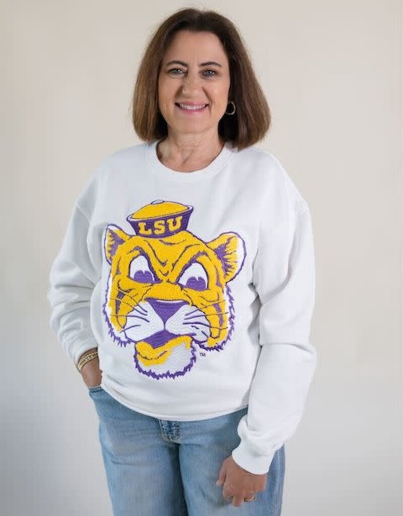 LSU Sailor Mike Crewneck Sweatshirt