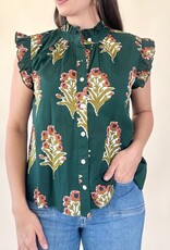 Artisan Floral Detail Top
