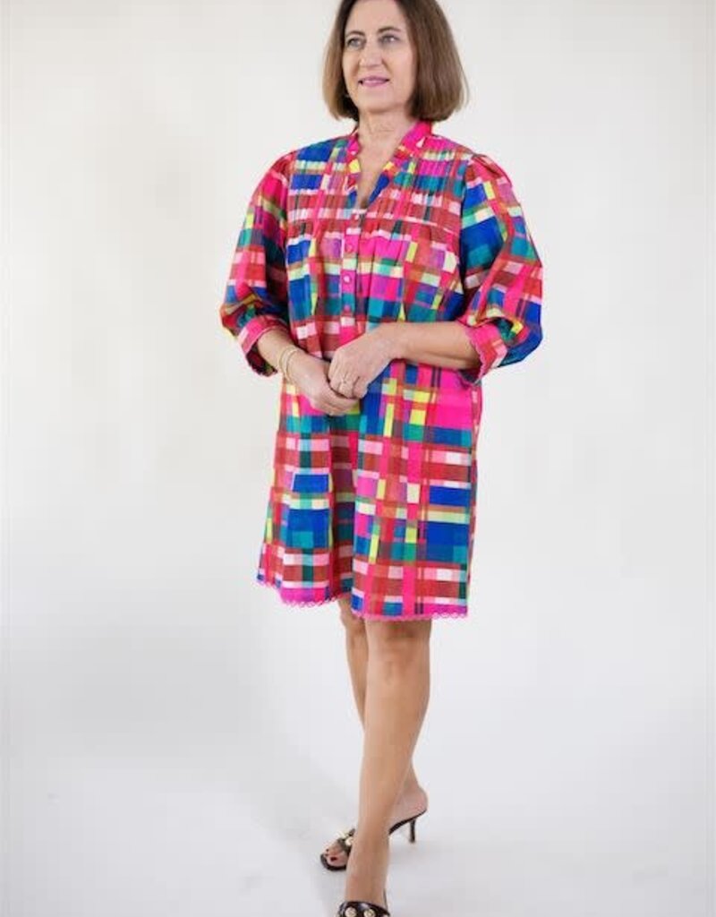 Alden Adair Lori Dress Circus Plaid