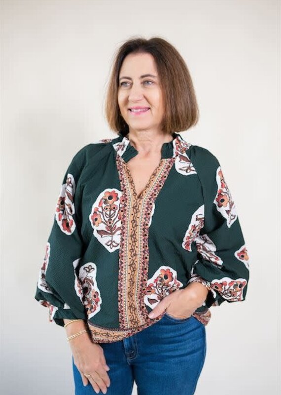 Tasha Printed Blouse