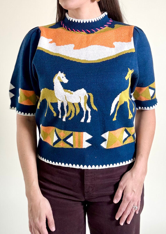 Western Skies Sweater Top