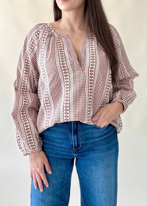 Bennet Blouse Soft Brown