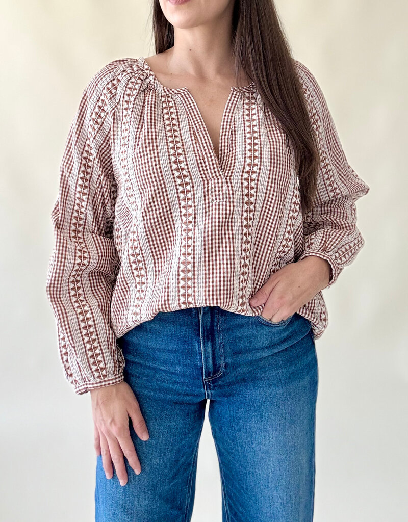 Bennet Blouse Soft Brown
