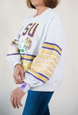 Queen of Sparkles Licensed LSU Flower Mascot Sweatshirt