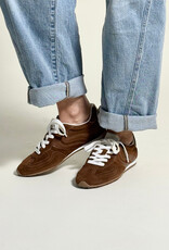 Steve Madden Abbi Chestnut Suede Sneaker
