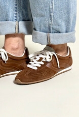 Steve Madden Abbi Chestnut Suede Sneaker