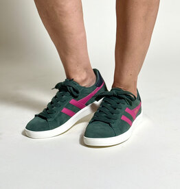 Gola Aztec Trainer Evergreen/Hot Fuchsia