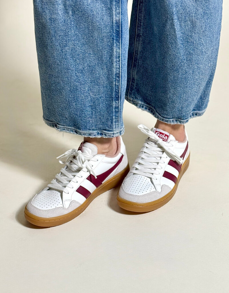 Gola Eagle 86 Trainer White/Rose/Gum