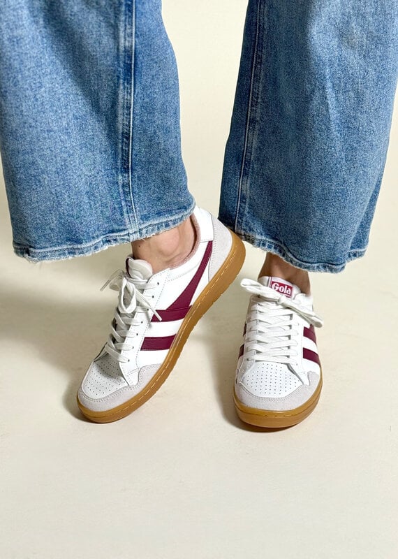 Gola Eagle 86 Trainer White/Rose/Gum