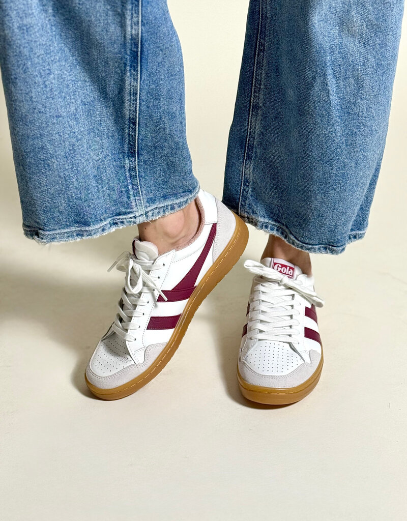 Gola Eagle 86 Trainer White/Rose/Gum