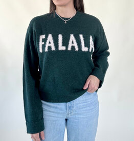 Z Supply Holiday Cheer Sweater Garland Green