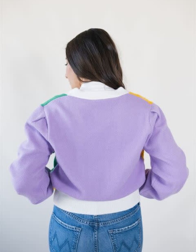 Queen of the Krewe Sequin Cardigan