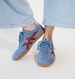 Shu Shop Sasha Sneaker Sky Blue/Maroon
