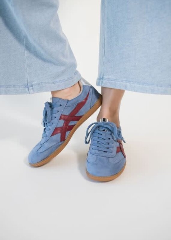 Shu Shop Sasha Sneaker Sky Blue/Maroon