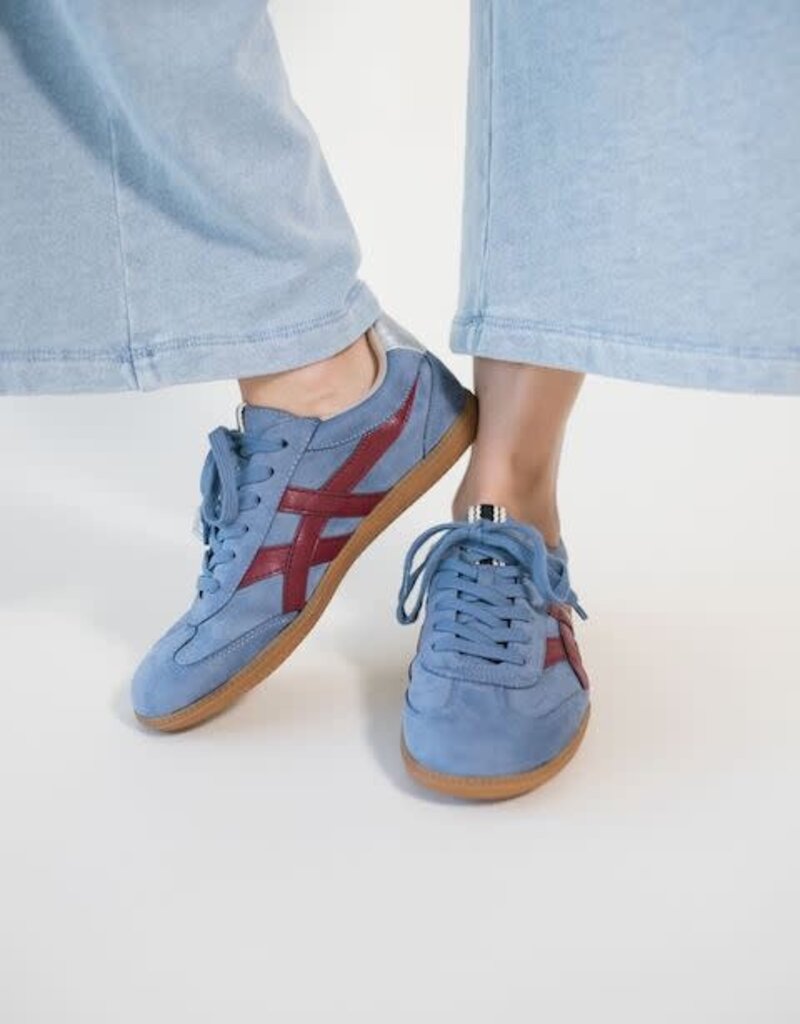 Shu Shop Sasha Sneaker Sky Blue/Maroon