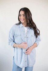 All Day Knit Denim Jacket Washed Indigo