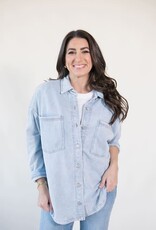 All Day Knit Denim Jacket Washed Indigo