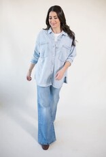 All Day Knit Denim Jacket Washed Indigo