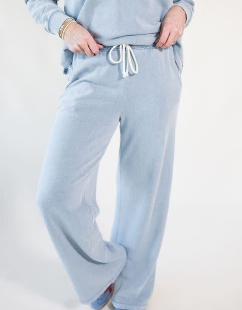 Z Supply Hunter Knit Denim Pant Ocean Air Indigo