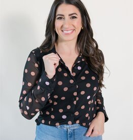 Sanctuary Fitted Mesh Button Down Popspot