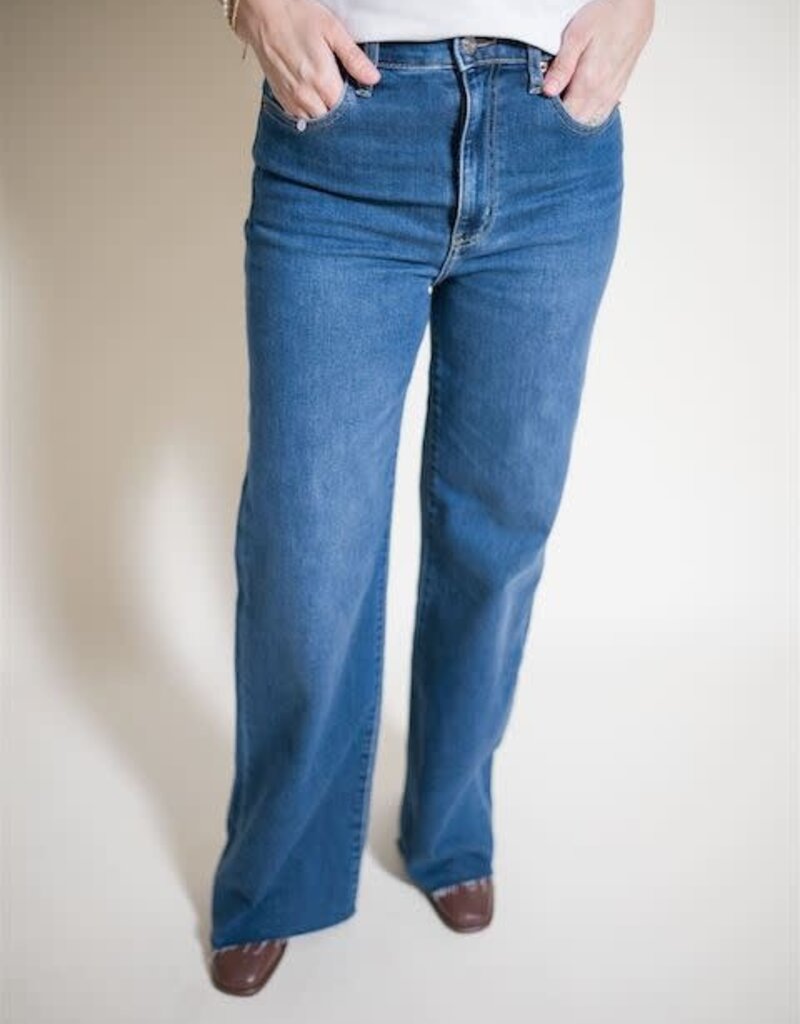 Daze Far Out High Rise Wide Leg Waterfall