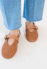 Schutz Eiza Shine Flat Hazel