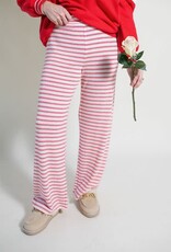 Z Supply Luxe Stripe Pant Red