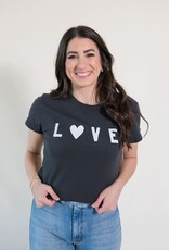 Z Supply Adore Tourist Tee Black Sand