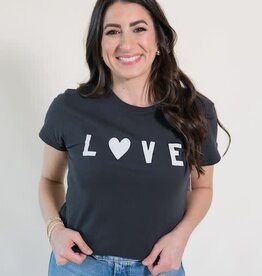 Z Supply Adore Tourist Tee Black Sand