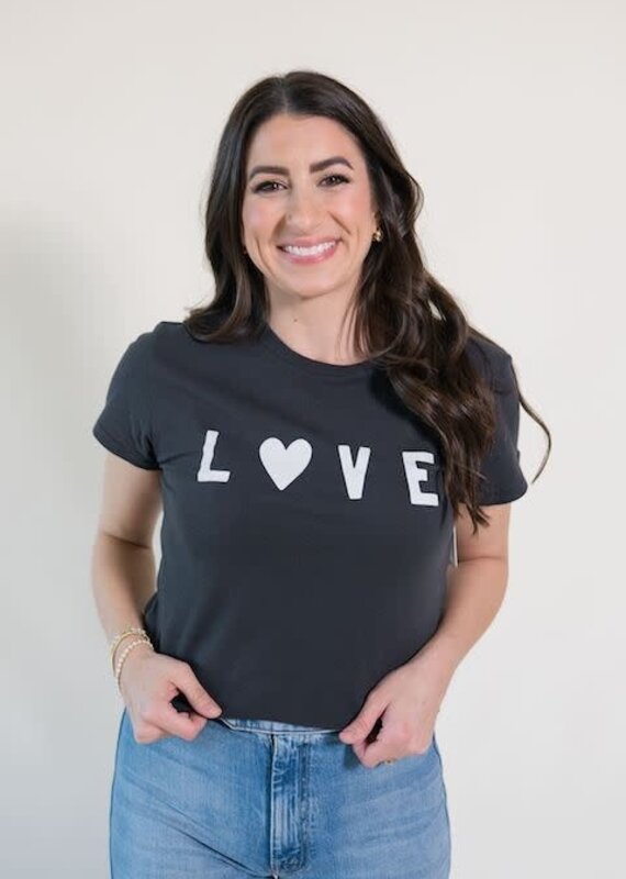 Z Supply Adore Tourist Tee Black Sand