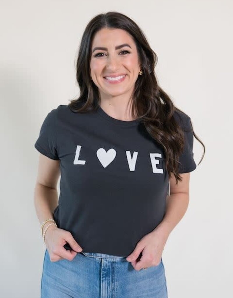 Z Supply Adore Tourist Tee Black Sand