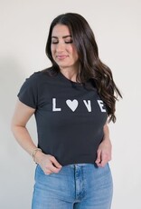 Z Supply Adore Tourist Tee Black Sand