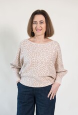 Ryu Cheetah Top Cream/Beige