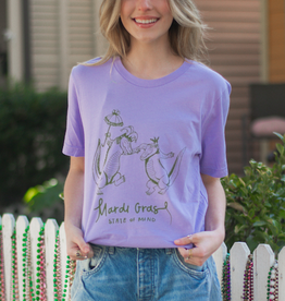 Sweet Baton Rouge Mardi Gras State of Mind Tee