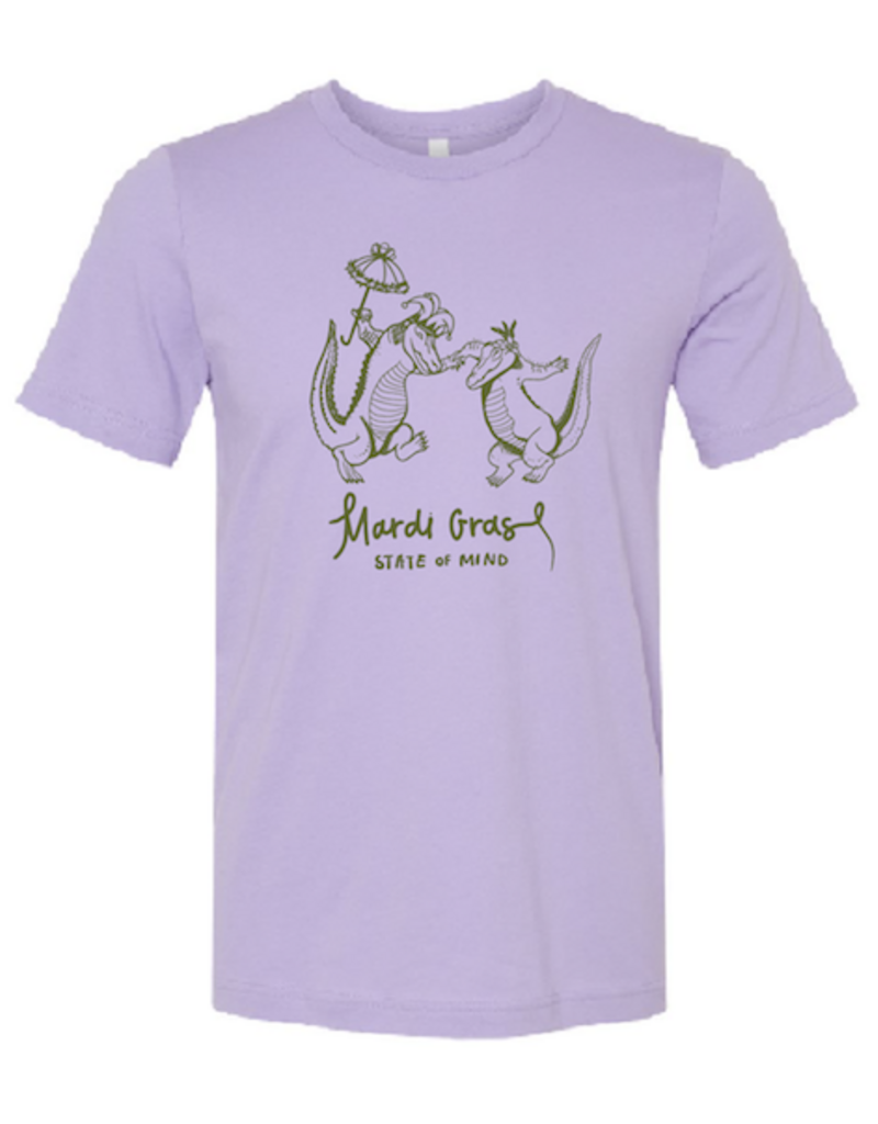 Sweet Baton Rouge Mardi Gras State of Mind Tee