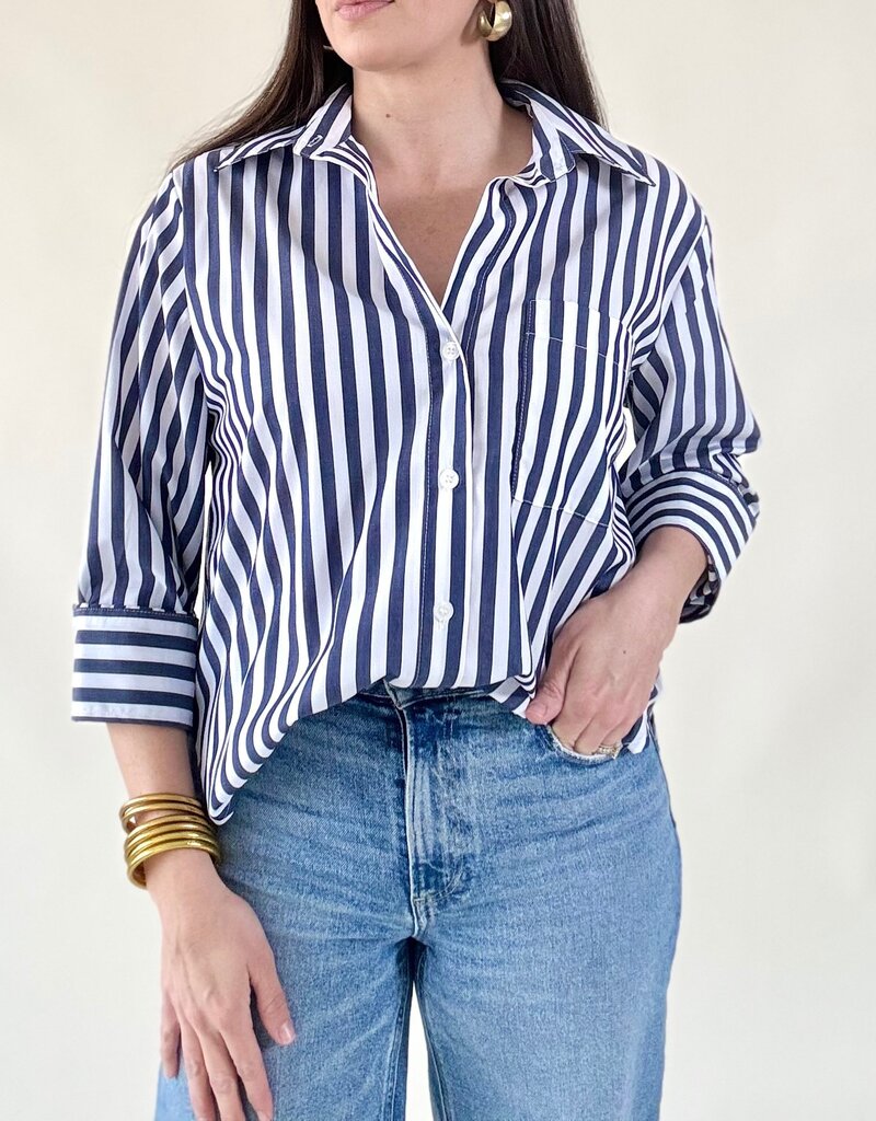 Velvet Heart Valencia Stripe Button Up