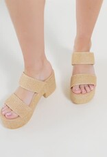 Beach by Matisse Ocean Avenue Platform Sandal Chestnut